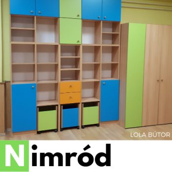 Nimród óvodai csoportszoba szekrény