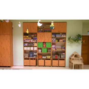 Opus natúr színű csoportszoba szekrény