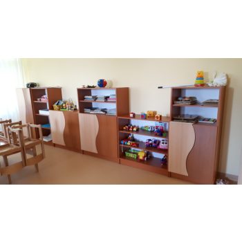 LOLA hullámos ajtós szekrénysor