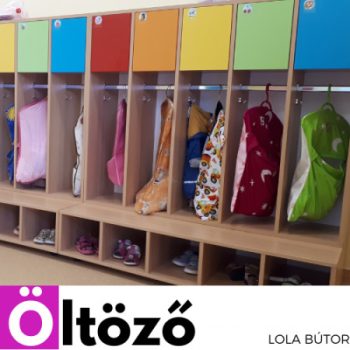Óvodai öltözőszekrény